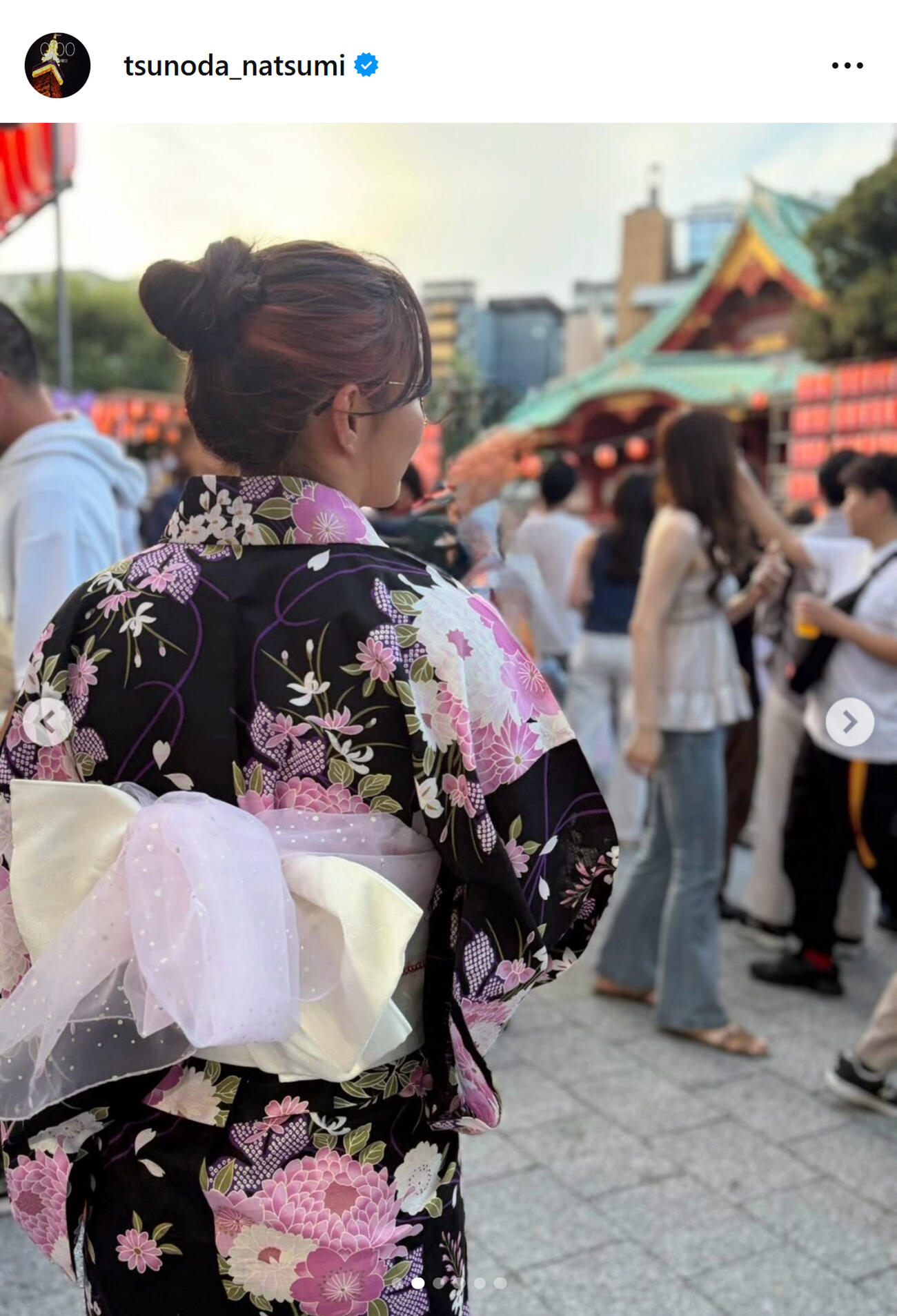 角田夏実さんのインスタグラムから