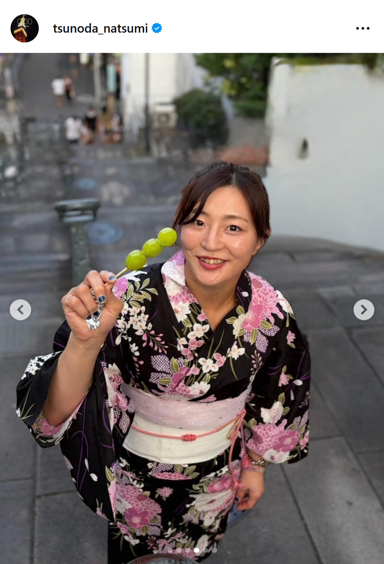 角田夏実さんのインスタグラムから