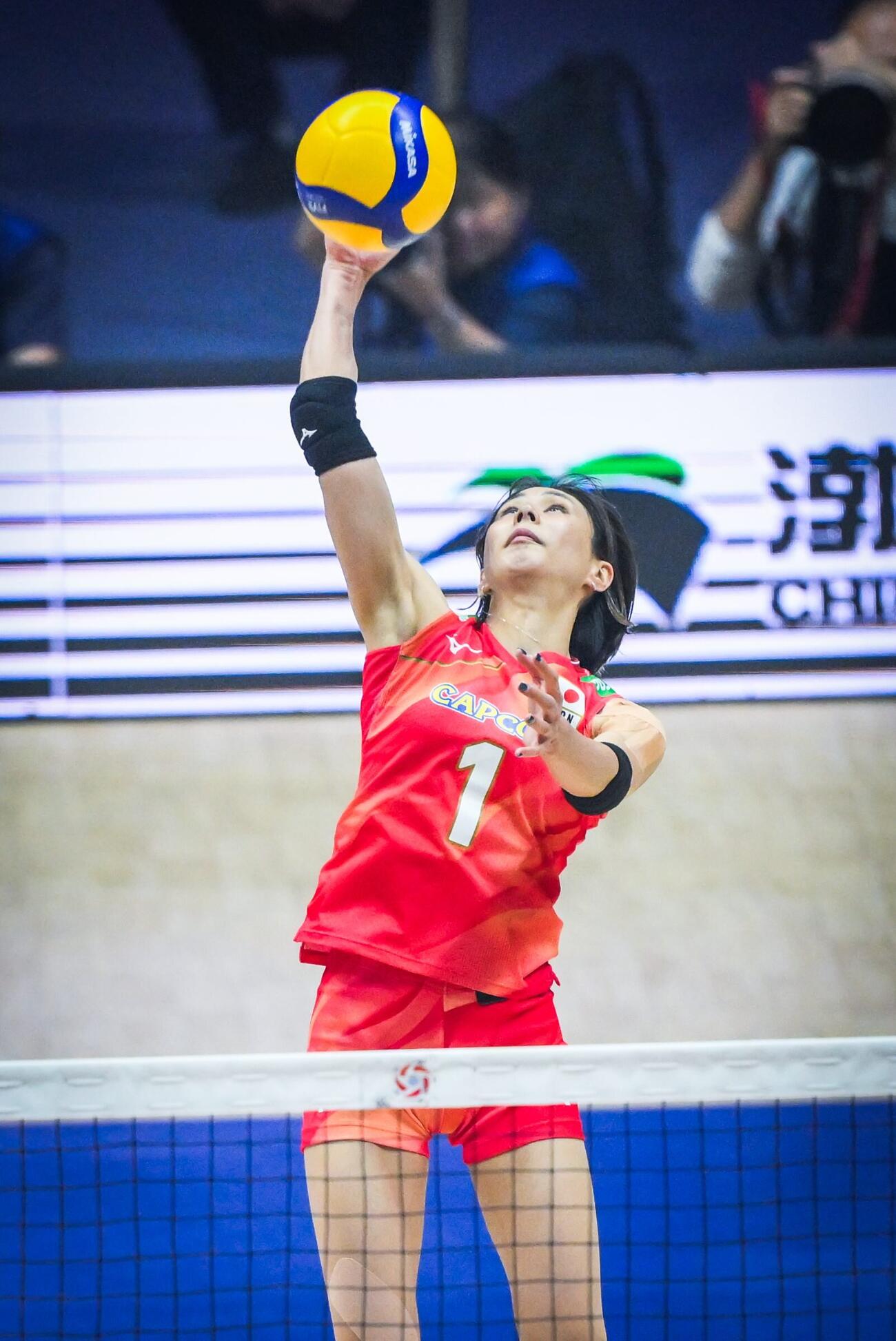 日本女子、イラン戦（C）AVC Women Volleyball Continental Championship