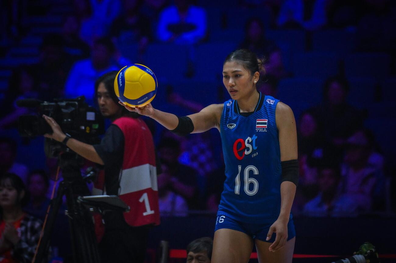 タイ女子代表のピムピチャヤ・コクラン（C）AVC Women Volleyball Continental Championship