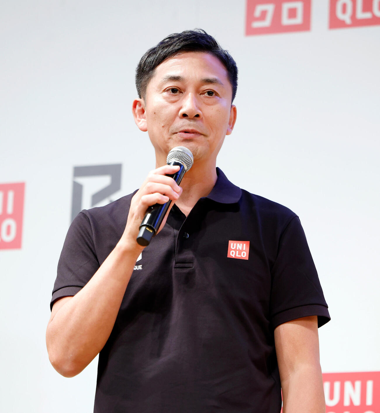 登壇し、話す島田慎二コミッショナー（撮影・山本朝陽）
