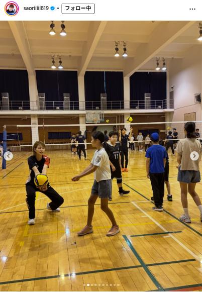木村沙織さんのインスタグラムから
