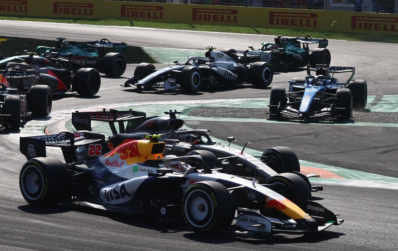 F1イタリアGPで10位に入った角田裕毅（ロイター）