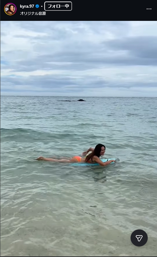 白波瀬海来のインスタグラムから