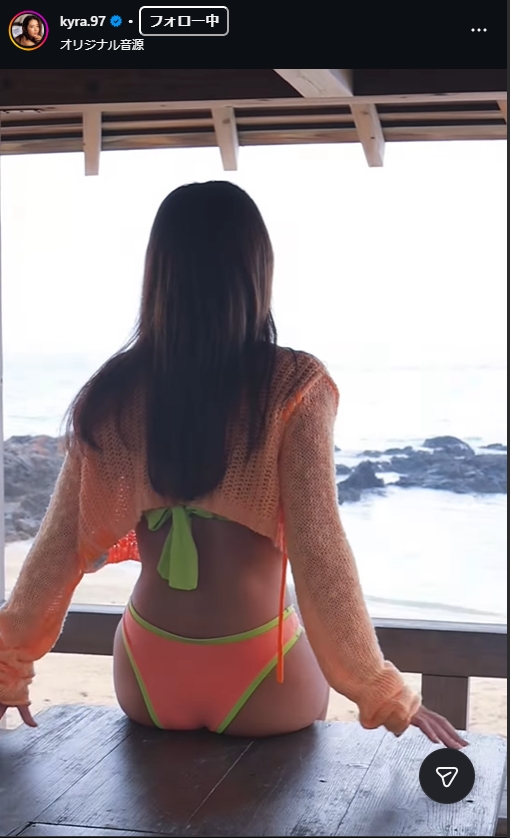 白波瀬海来のインスタグラムから