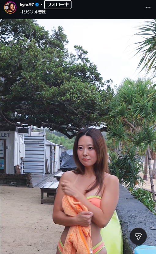 白波瀬海来のインスタグラムから