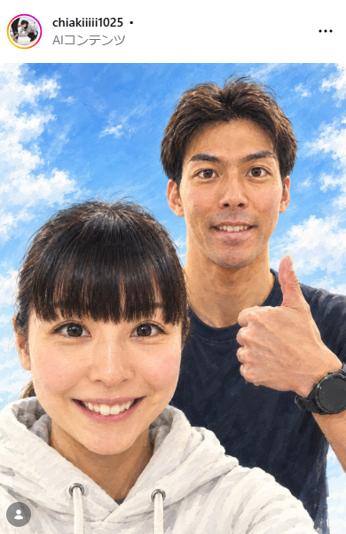 松村千秋のインスタグラムから