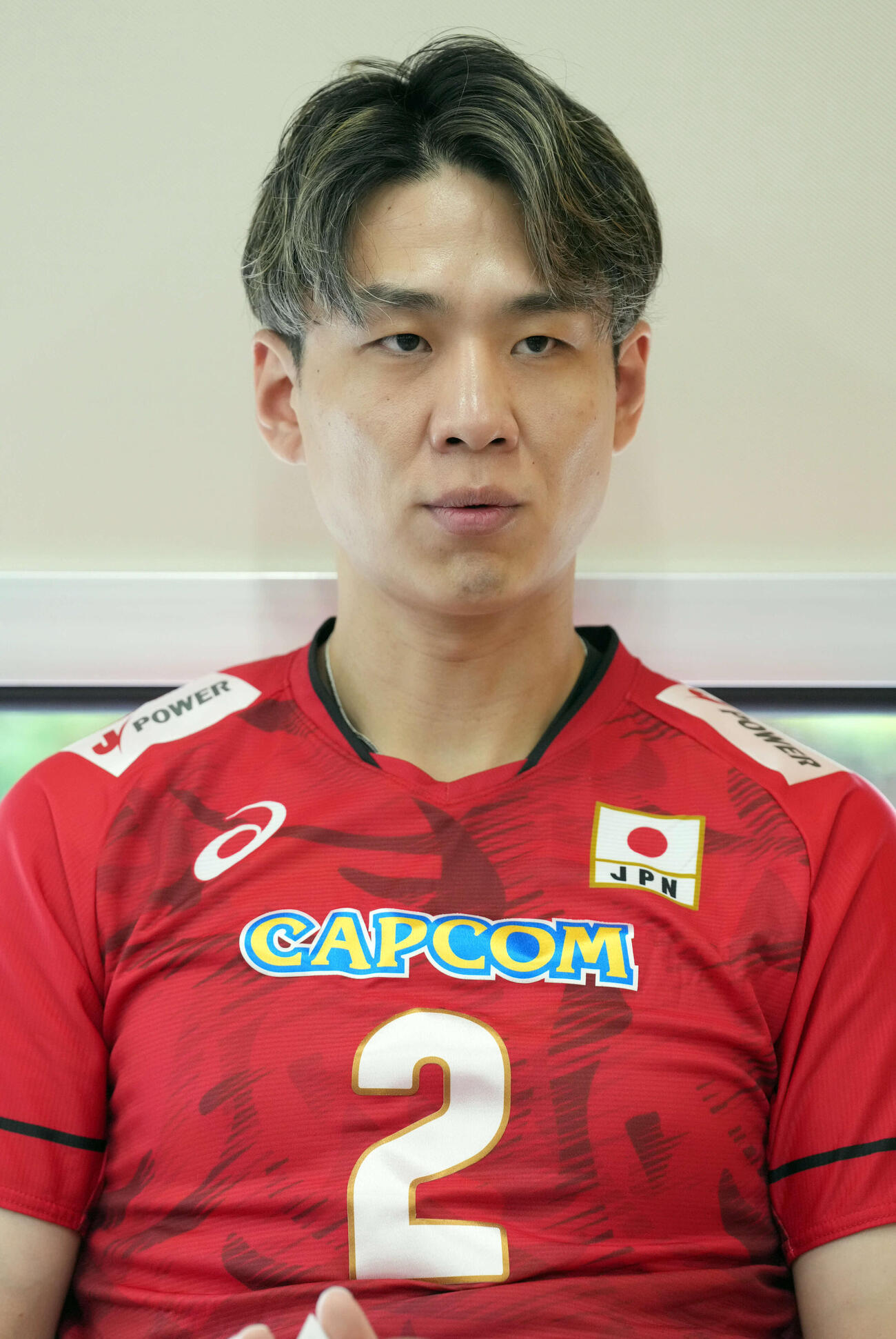 バレーボール男子日本代表小野寺太志（25年8月撮影）