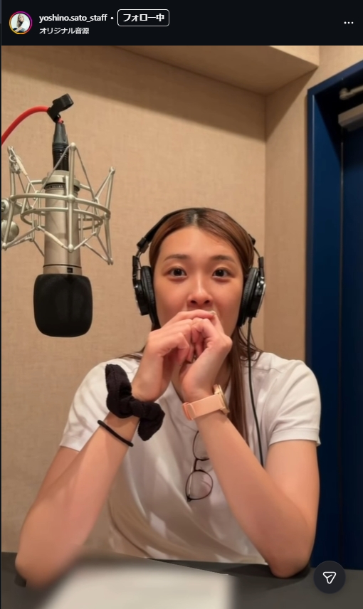 佐藤淑乃のマネジャーのインスタグラムから