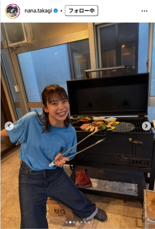 高木菜那さんのインスタグラムから