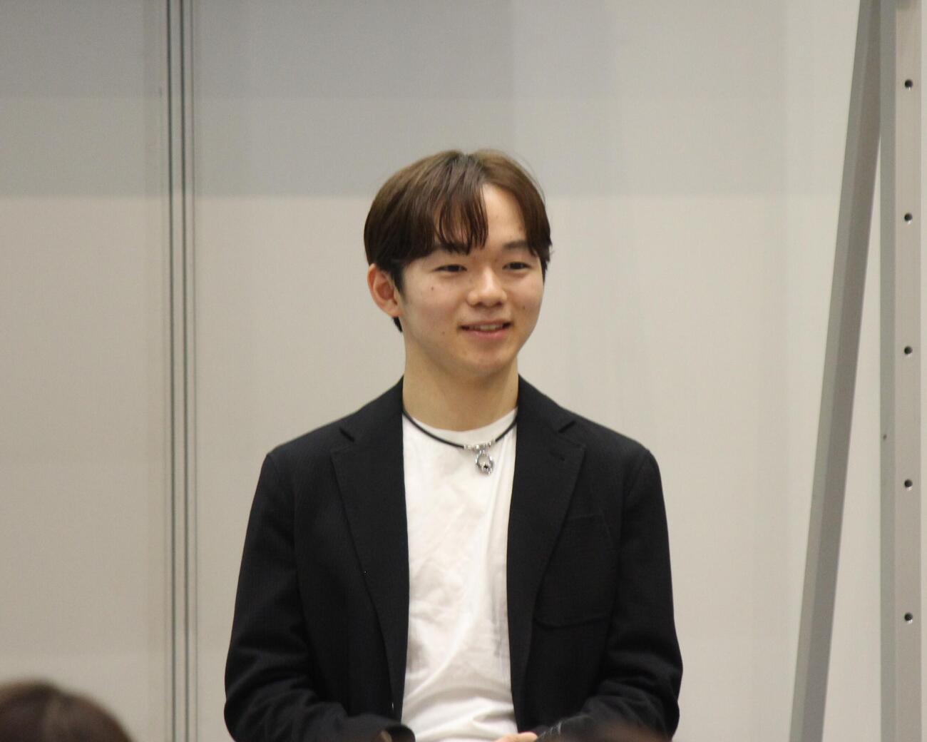 鍵山優真（2026年4月撮影）