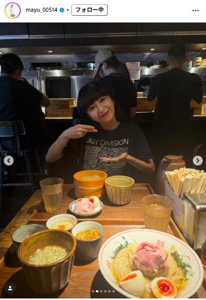 石川真佑のインスタグラムから