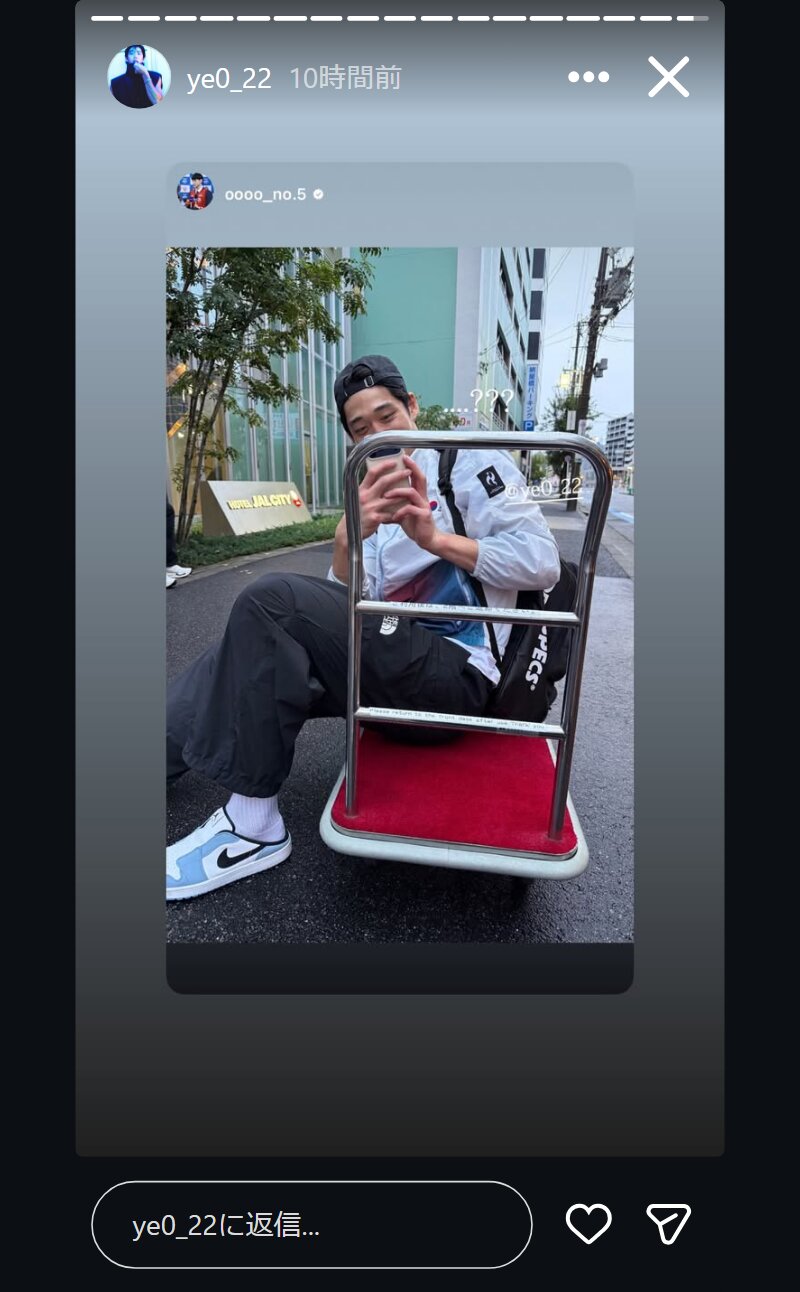 ヨ・ジュンソクのインスタグラムから