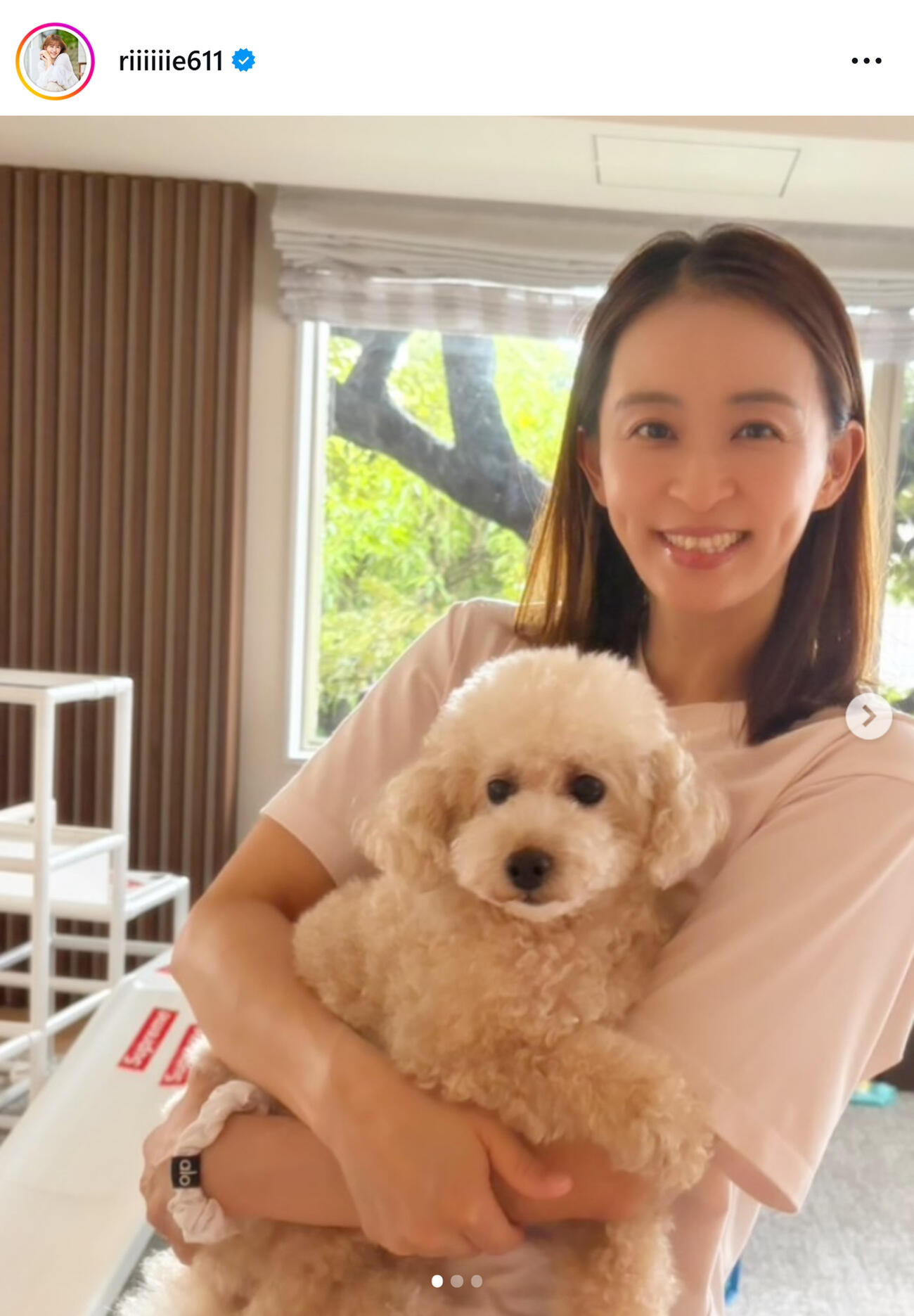 田中理恵さんのインスタグラムから