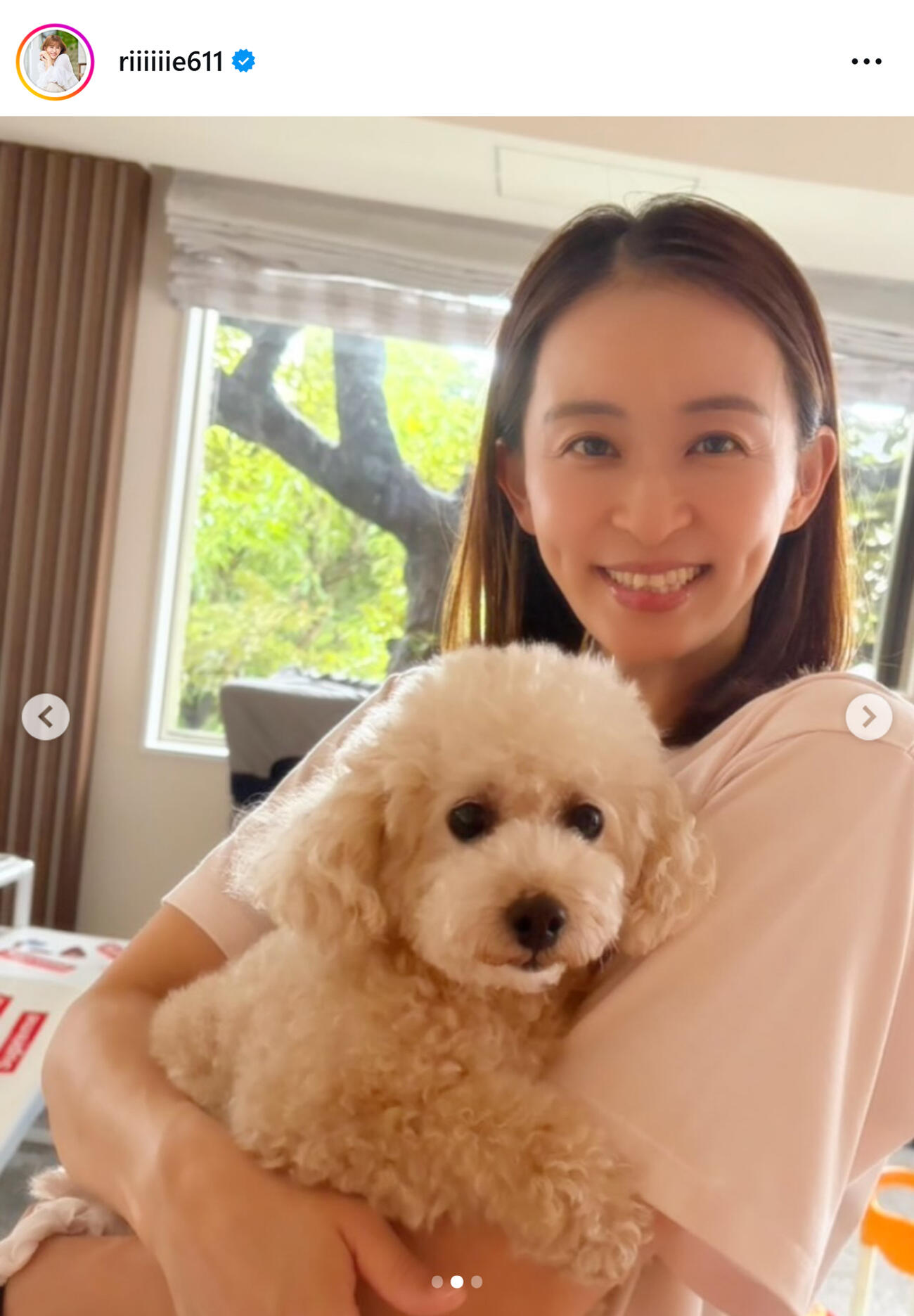 田中理恵さんのインスタグラムから