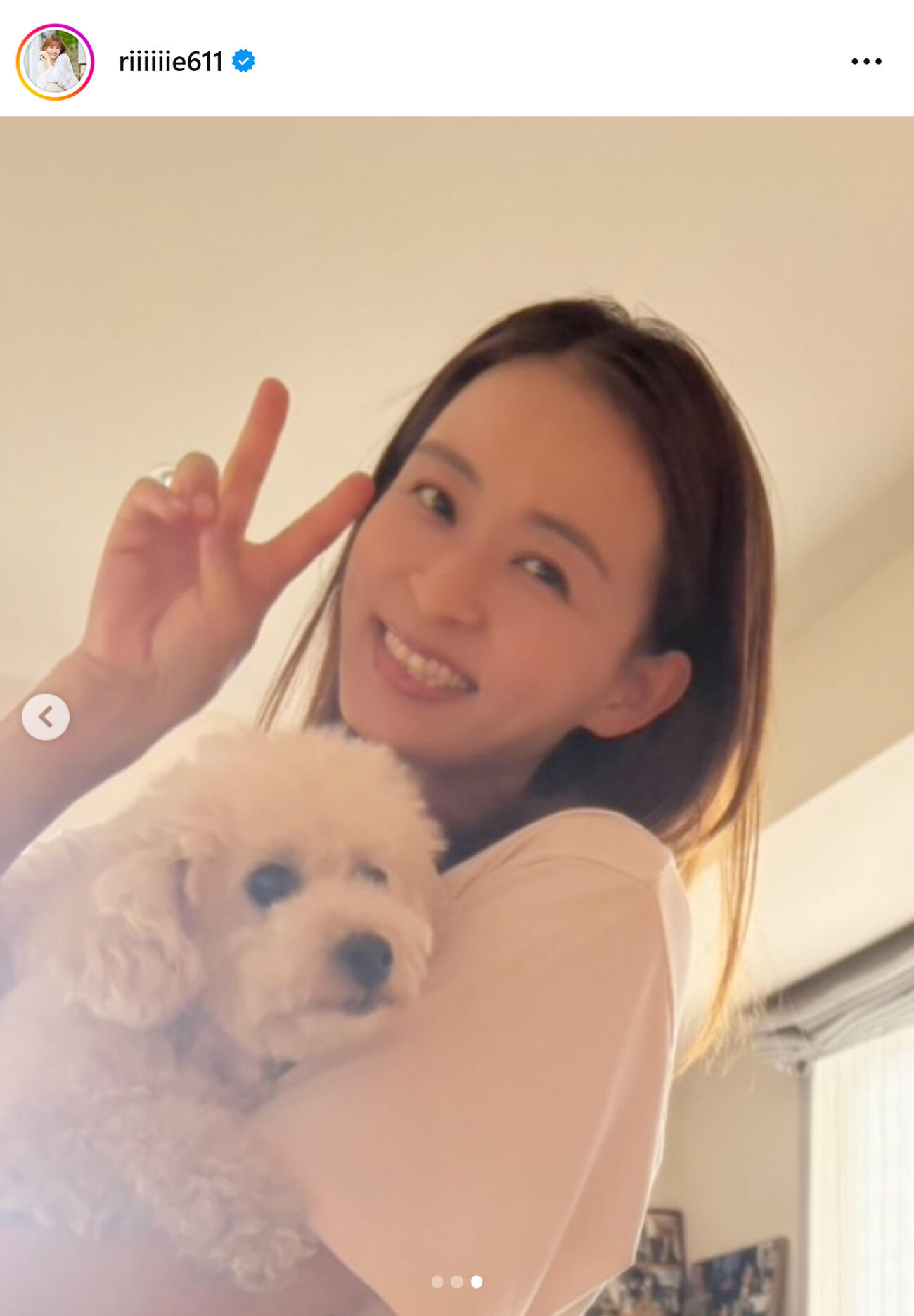 田中理恵さんのインスタグラムから