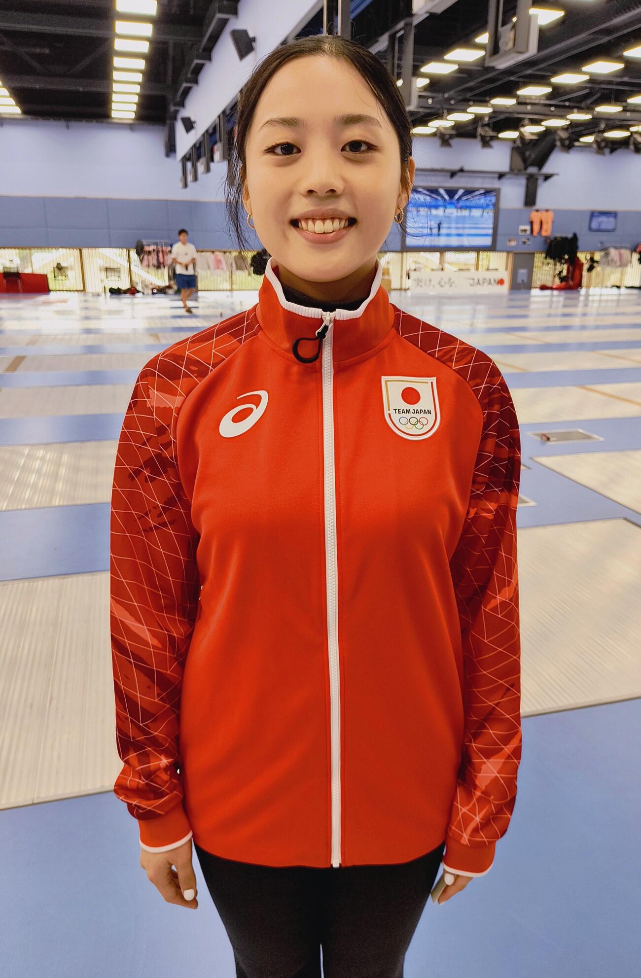 愛知・名古屋アジア大会のフェンシング女子エペ団体に出場する盧承延（撮影・木下淳）