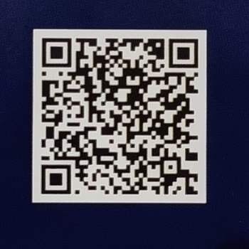 チャリティーオークションのQR