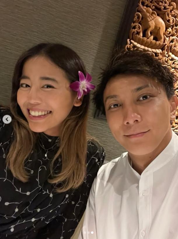 坂口佳穂のインスタグラムから（５年前の２ショット）