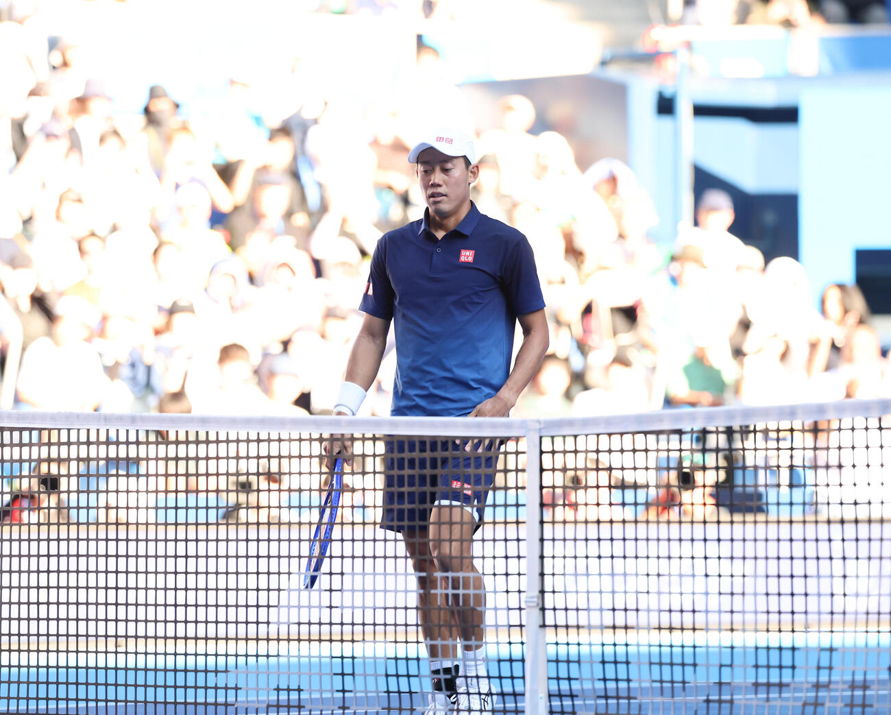 錦織圭対フランシス・ティアフォー　錦織圭（撮影・増田悦実）