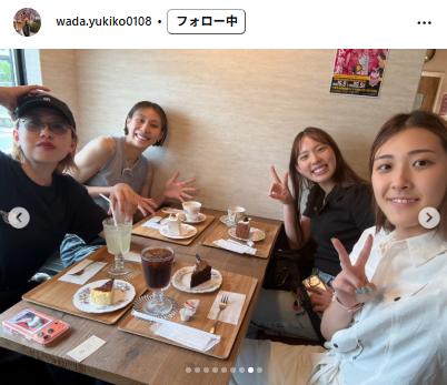 和田由紀子のインスタグラムから