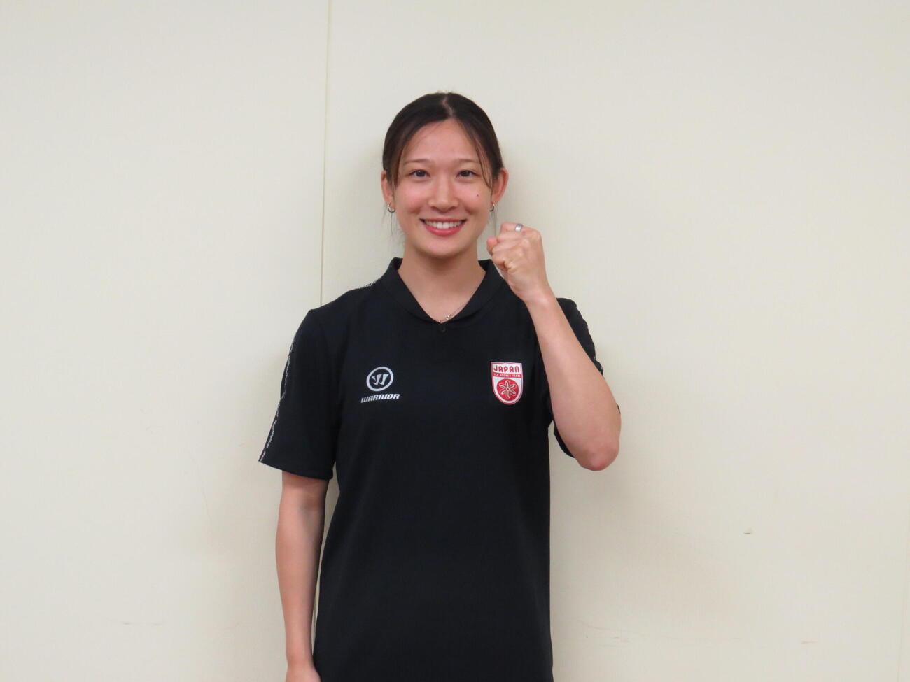 女子アイスホッケー日本代表の輪島夢叶