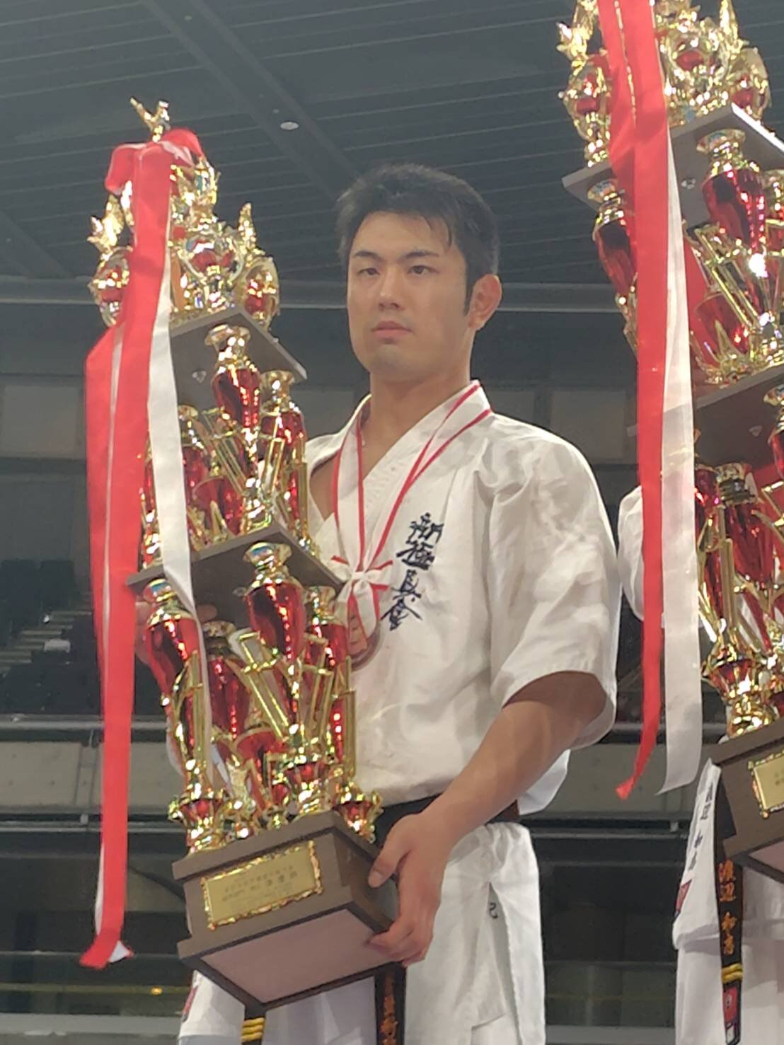 全日本空手道選手権・組手男子で準優勝した岡田侑己