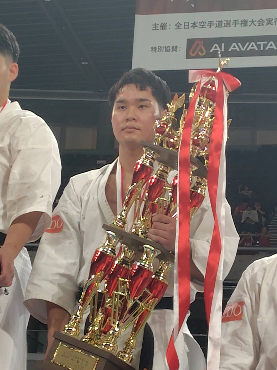 全日本空手道選手権・組手男子で3位となった高橋耕介