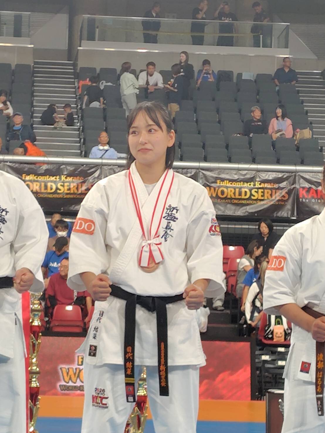 全日本空手道選手権・組手女子で3位となった目代結菜