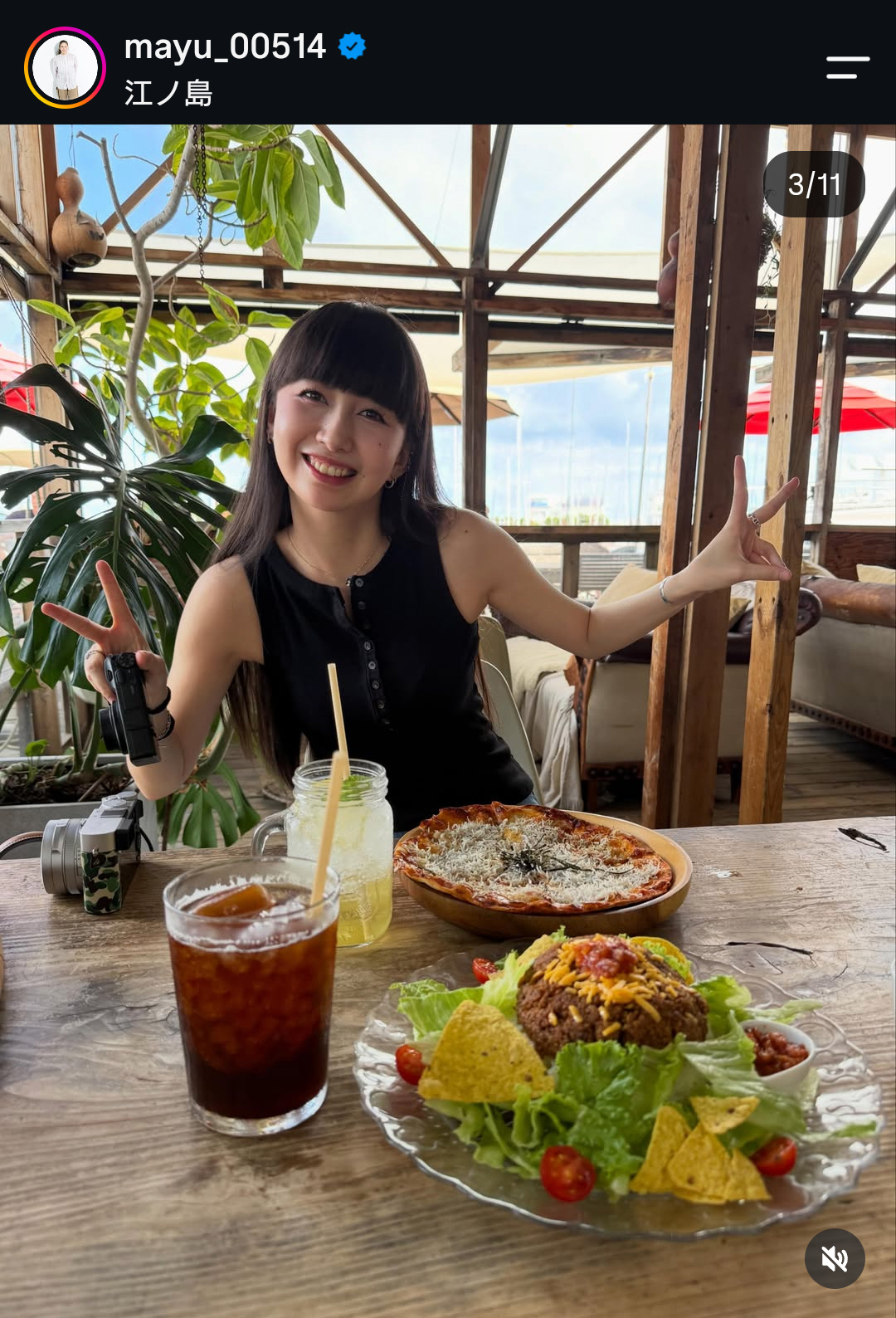 石川真佑のインスタグラムから