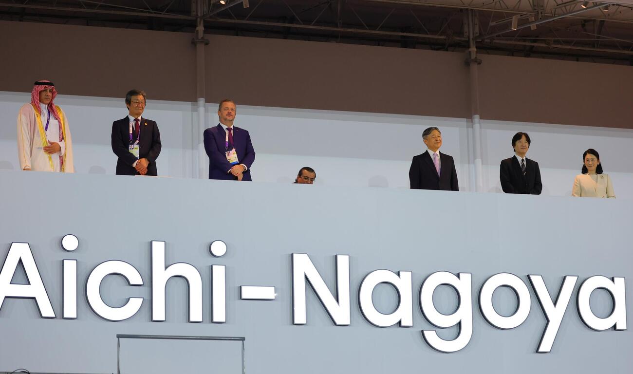 【愛知・名古屋アジアパラ競技大会2026・開会式】開会式に臨まれる天皇陛下と秋篠宮ご夫妻（代表撮影）