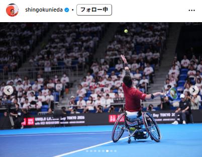 国枝慎吾さんのインスタグラムから
