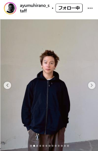 ドレッドヘアをバッサリカットした平野歩夢（インスタグラムから）