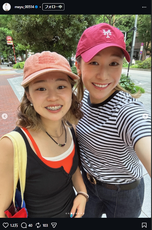 石川真佑のインスタグラムから
