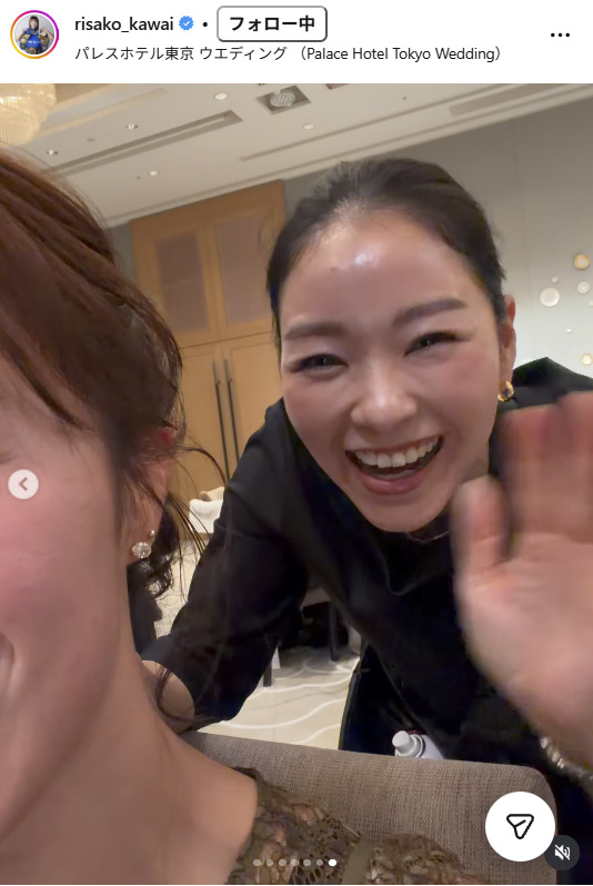 金城（旧姓川井）梨紗子さんのインスタグラムから