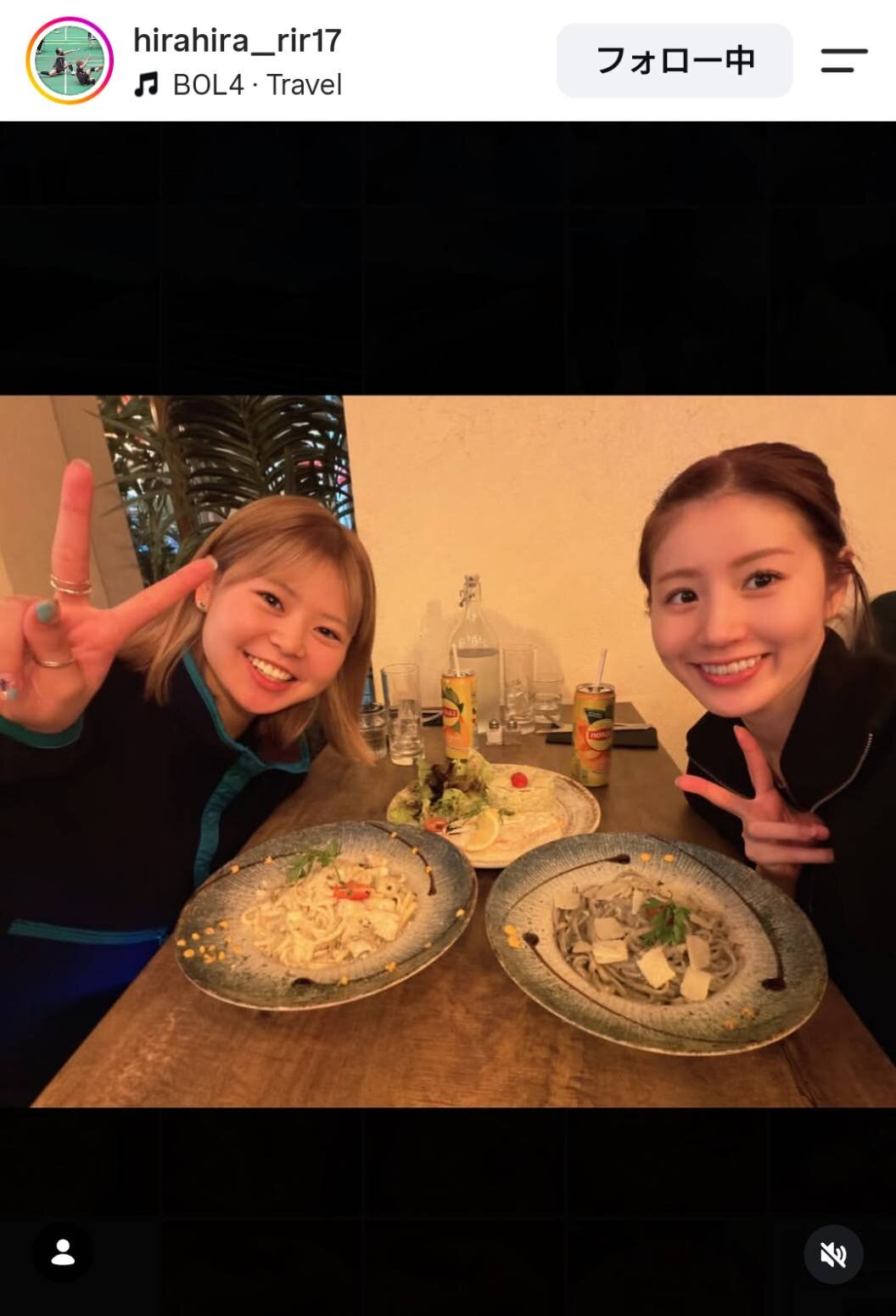 平本梨々菜のインスタグラムから