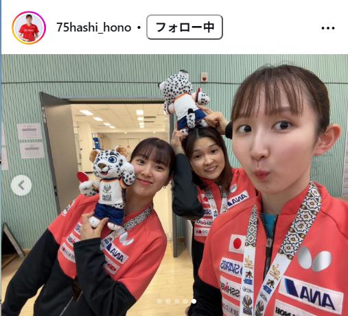 橋本帆乃香のインスタグラムから