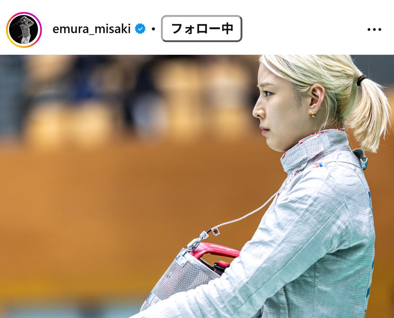 江村美咲のインスタグラムから