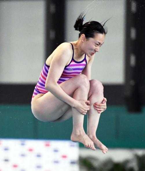 新婚馬淵優佳３位 夫瀬戸大也から愛の激励に応えた スポーツ写真ニュース 日刊スポーツ