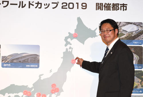 ラグビーW杯日本大会アンバサダーの桜庭吉彦氏