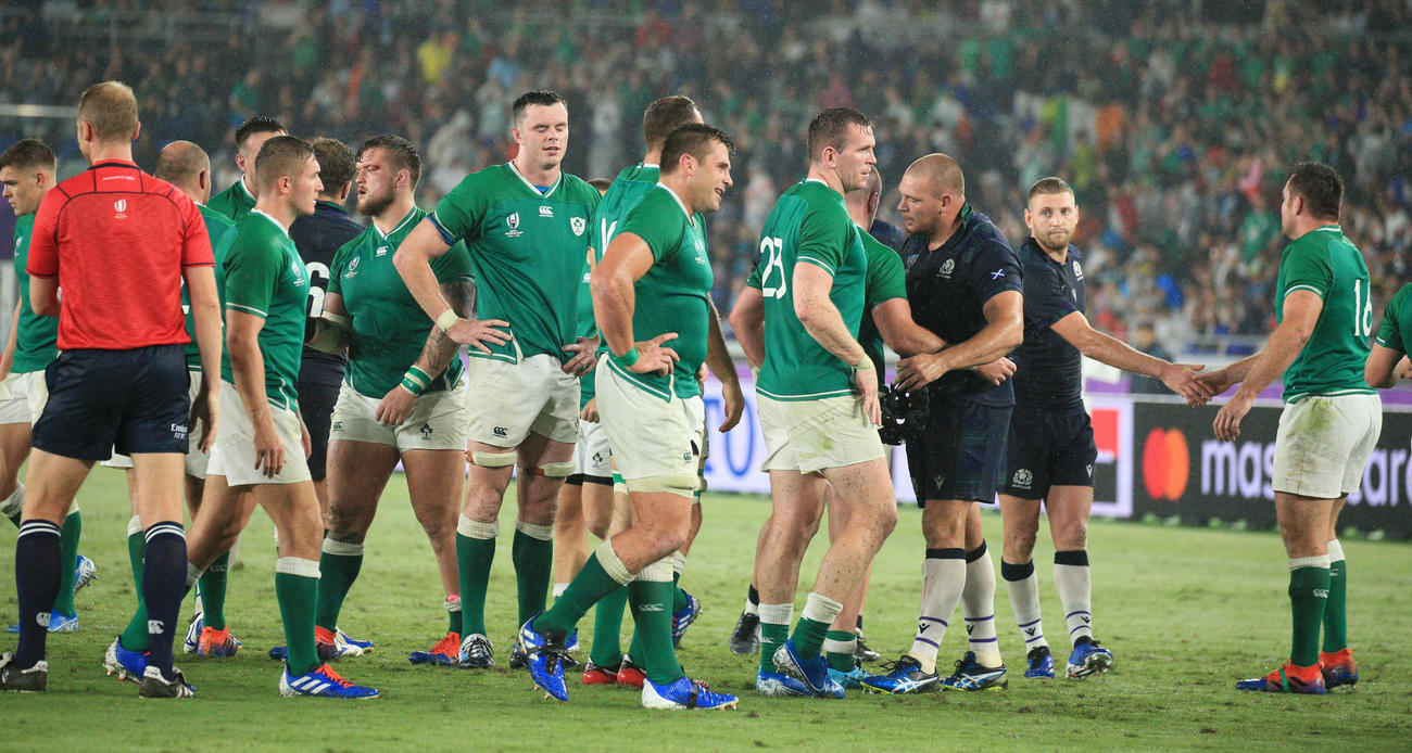 アイルランド選手たち（2019年9月22日撮影）
