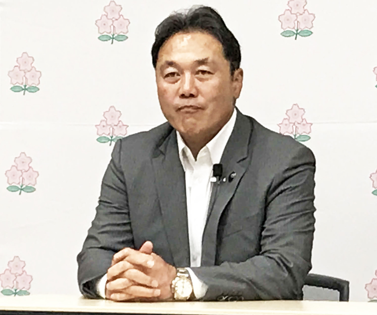 日本ラグビー協会の清宮副会長