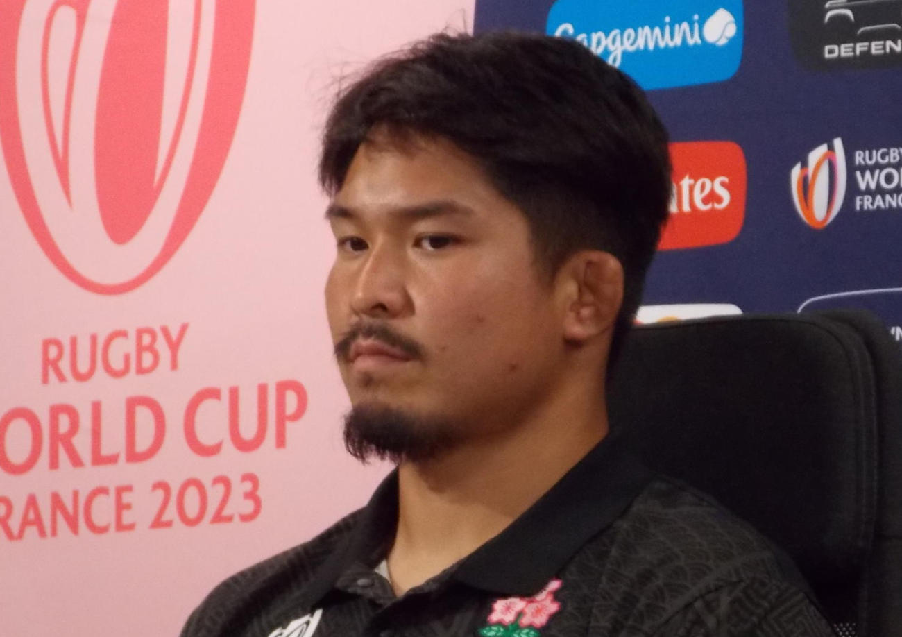 日本代表の姫野和樹主将（2023年9月8日撮影）