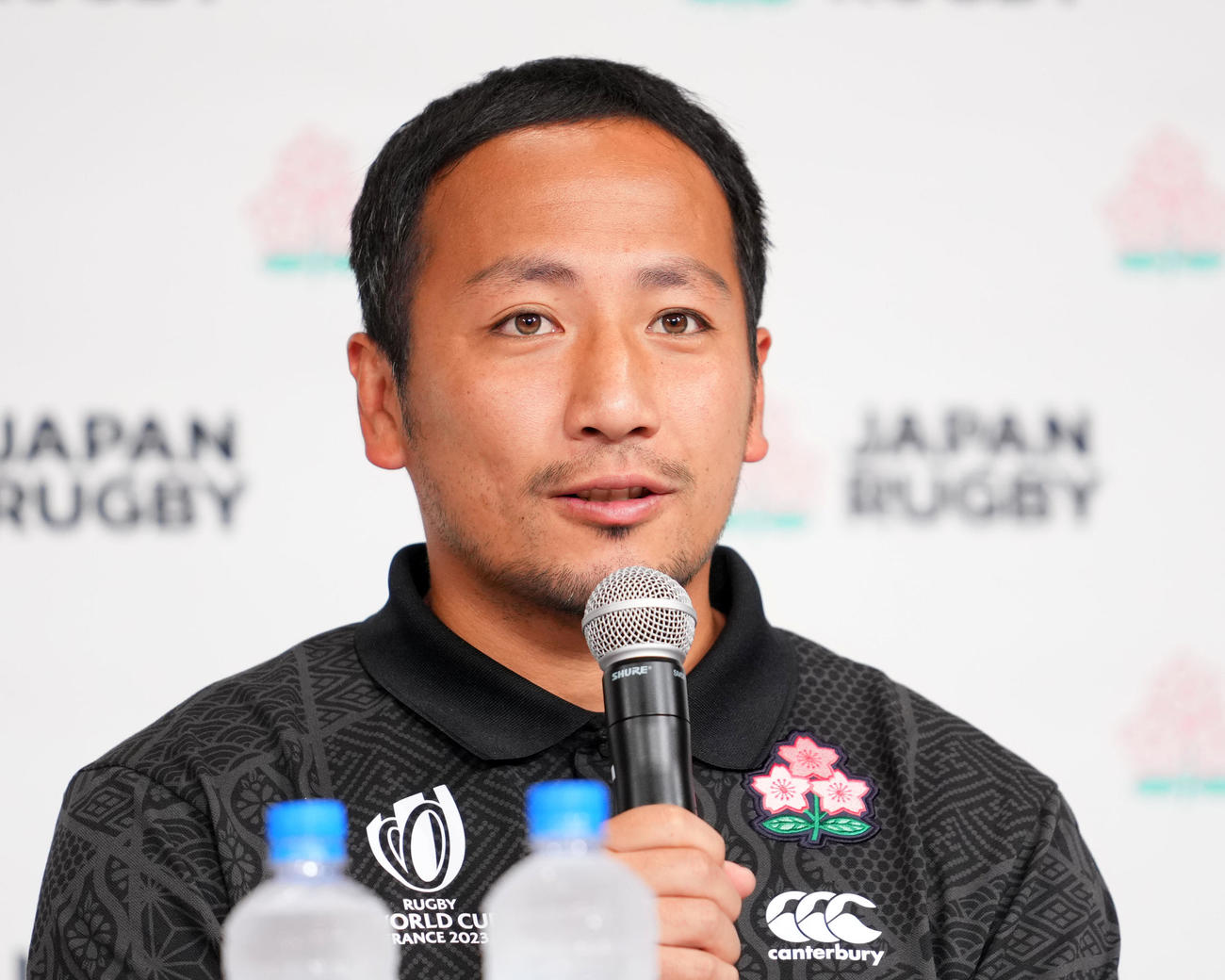 W杯を振り返る流（撮影・横山健太）