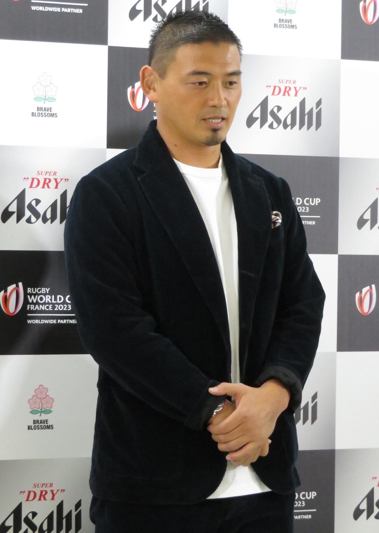 五郎丸歩氏（2023年10月8日撮影）