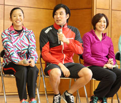 北島康介との関係について語る立石諒