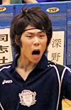 関大・深野翔也(卓球・3年・富田高)