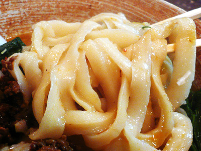 刀削麺 杜記／坦坦タンタン麺４